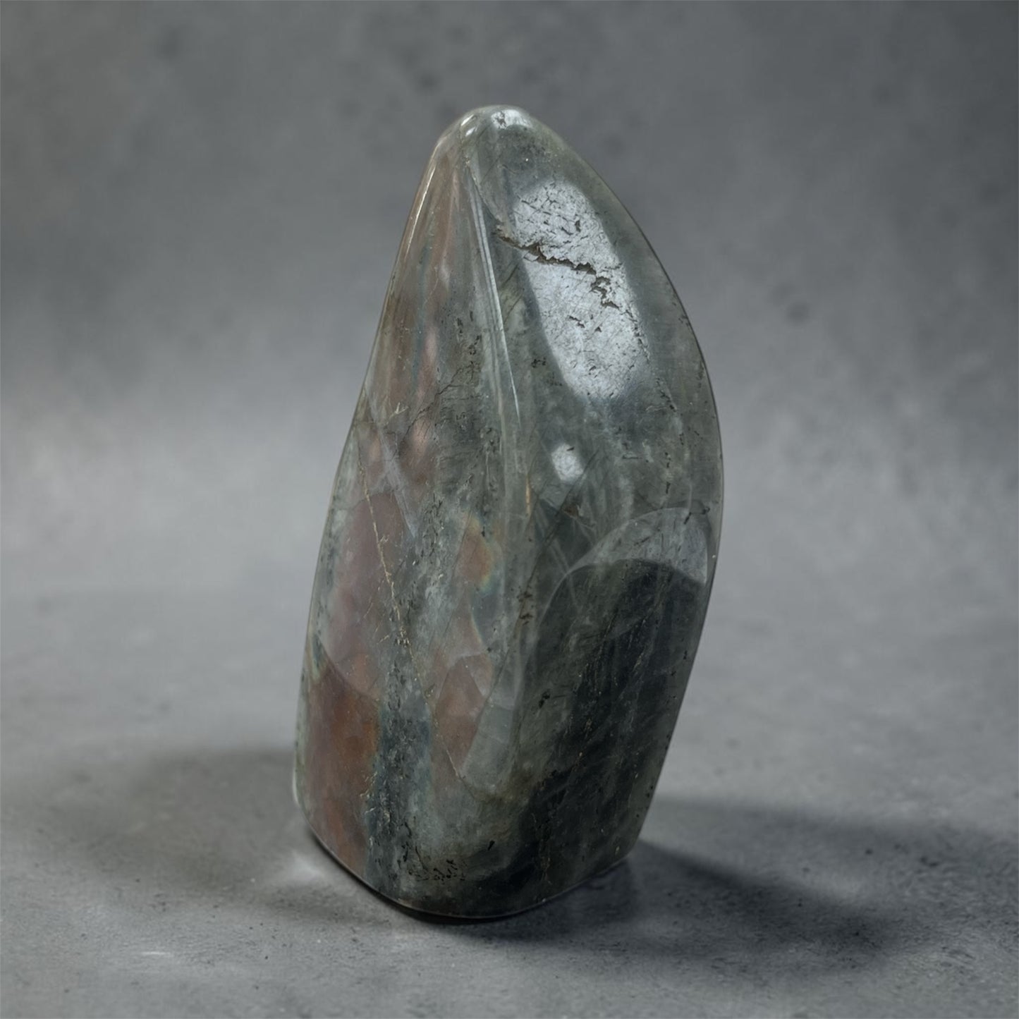 PIERRE LABRADORITE GRISE POLIE N°1