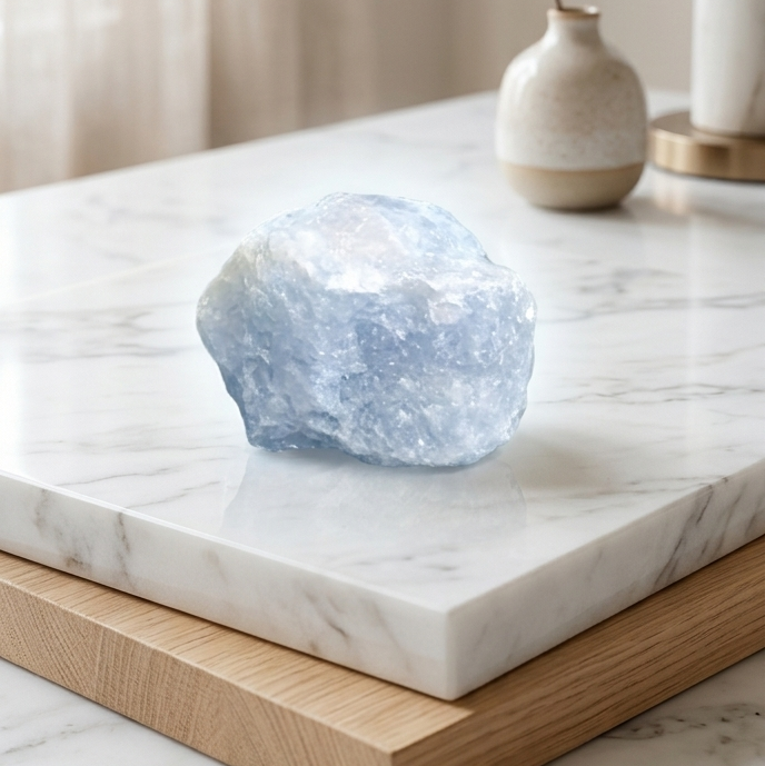 Calcite bleue brute au kilo
