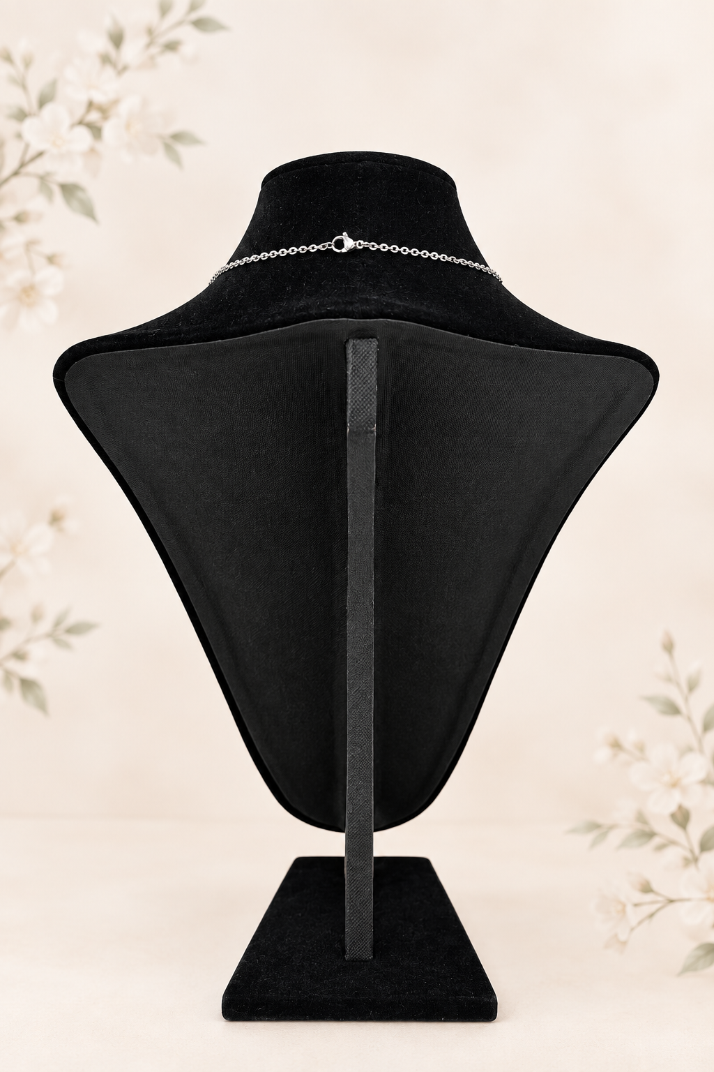 Collier pendentif ॐ « Om » en acier inoxydable, modèle 3