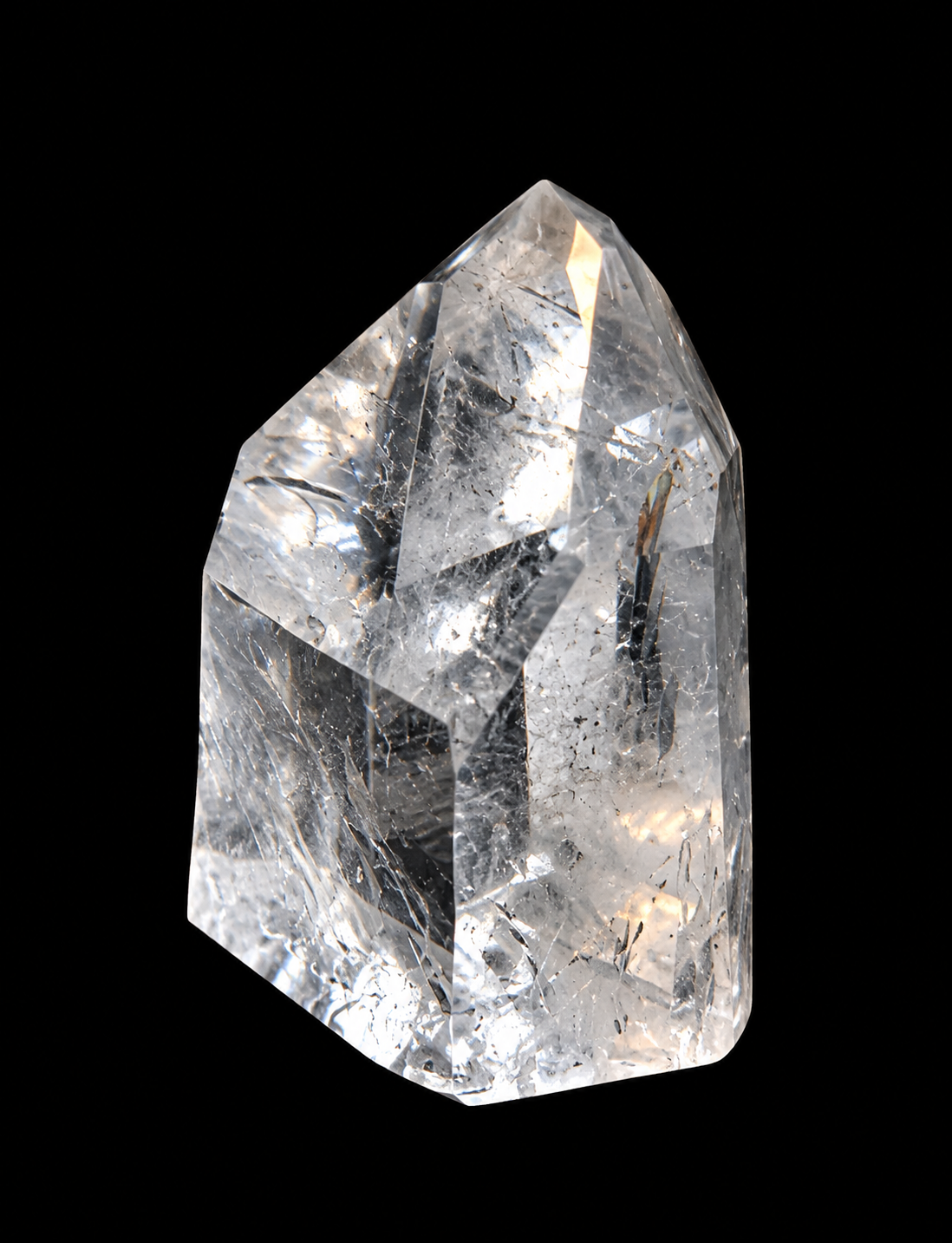 Prisme en cristal de roche, modèle 2