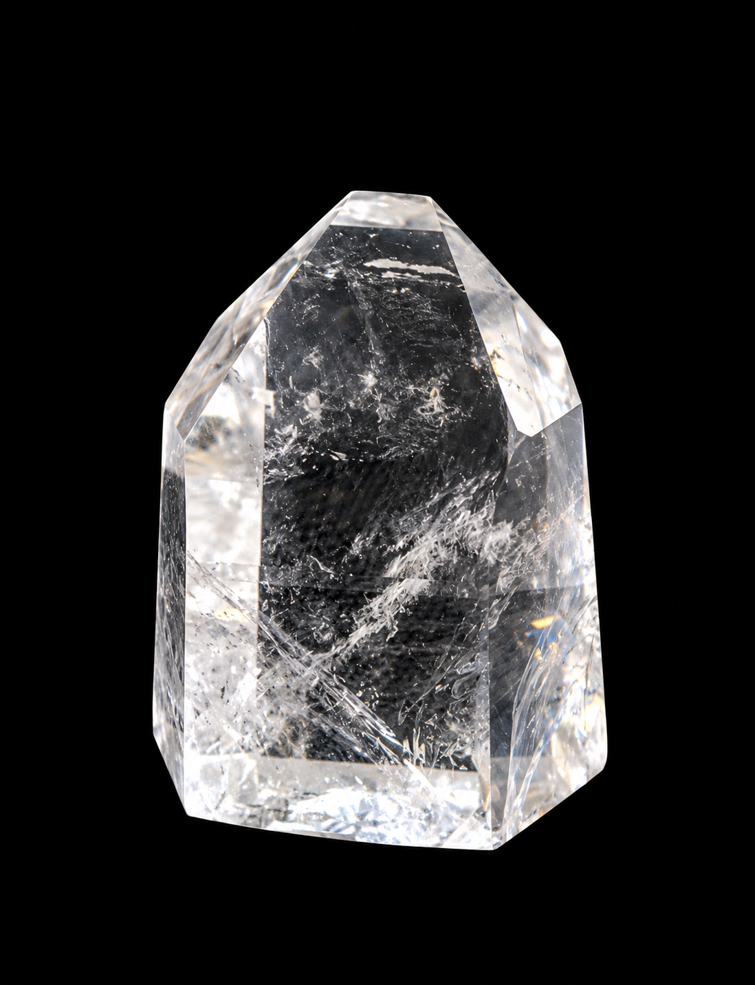 Prisme en cristal de roche, modèle 2