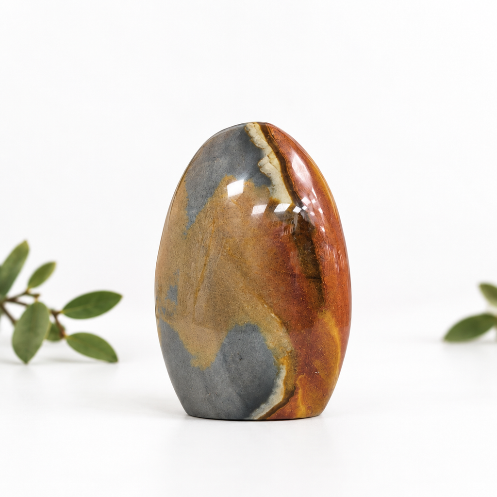 Forme libre en jaspe polychrome, modèle 2