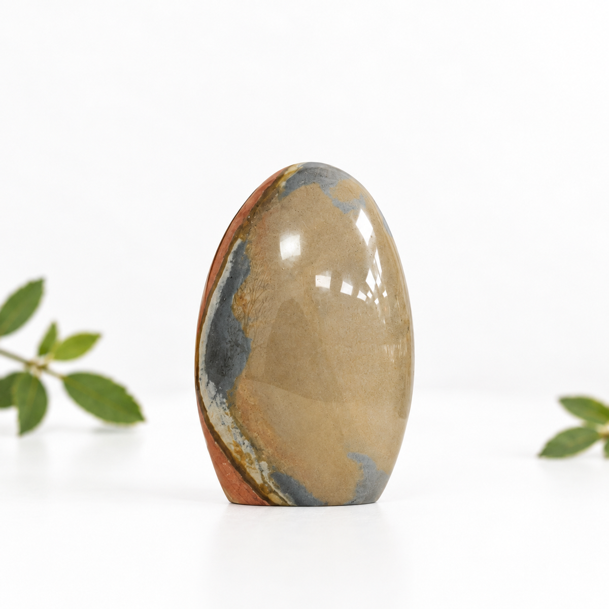 Forme libre en jaspe polychrome, modèle 2