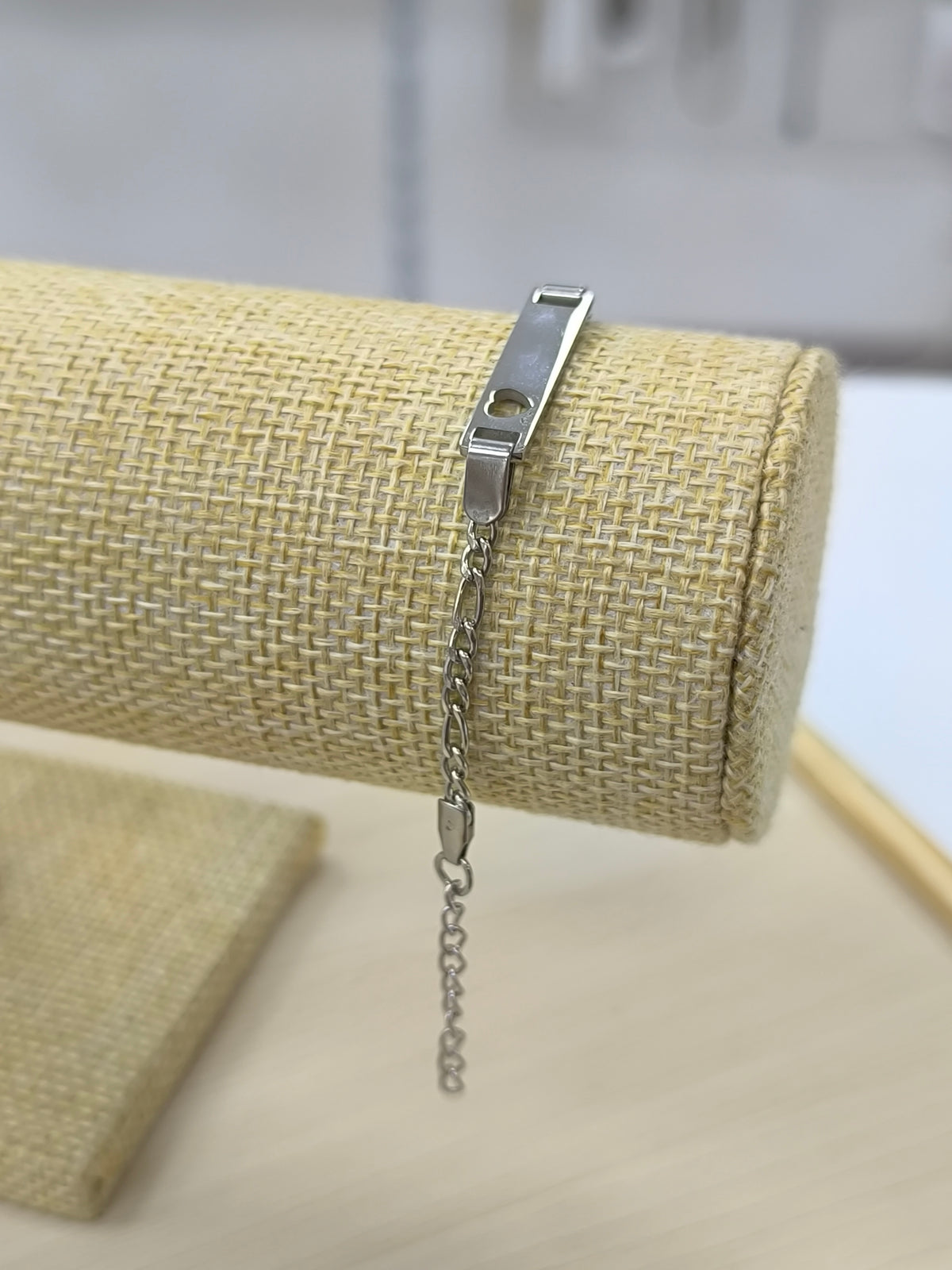 Bracelet bébé et enfant 3 mois à 3 ans en acier inoxydable, à graver