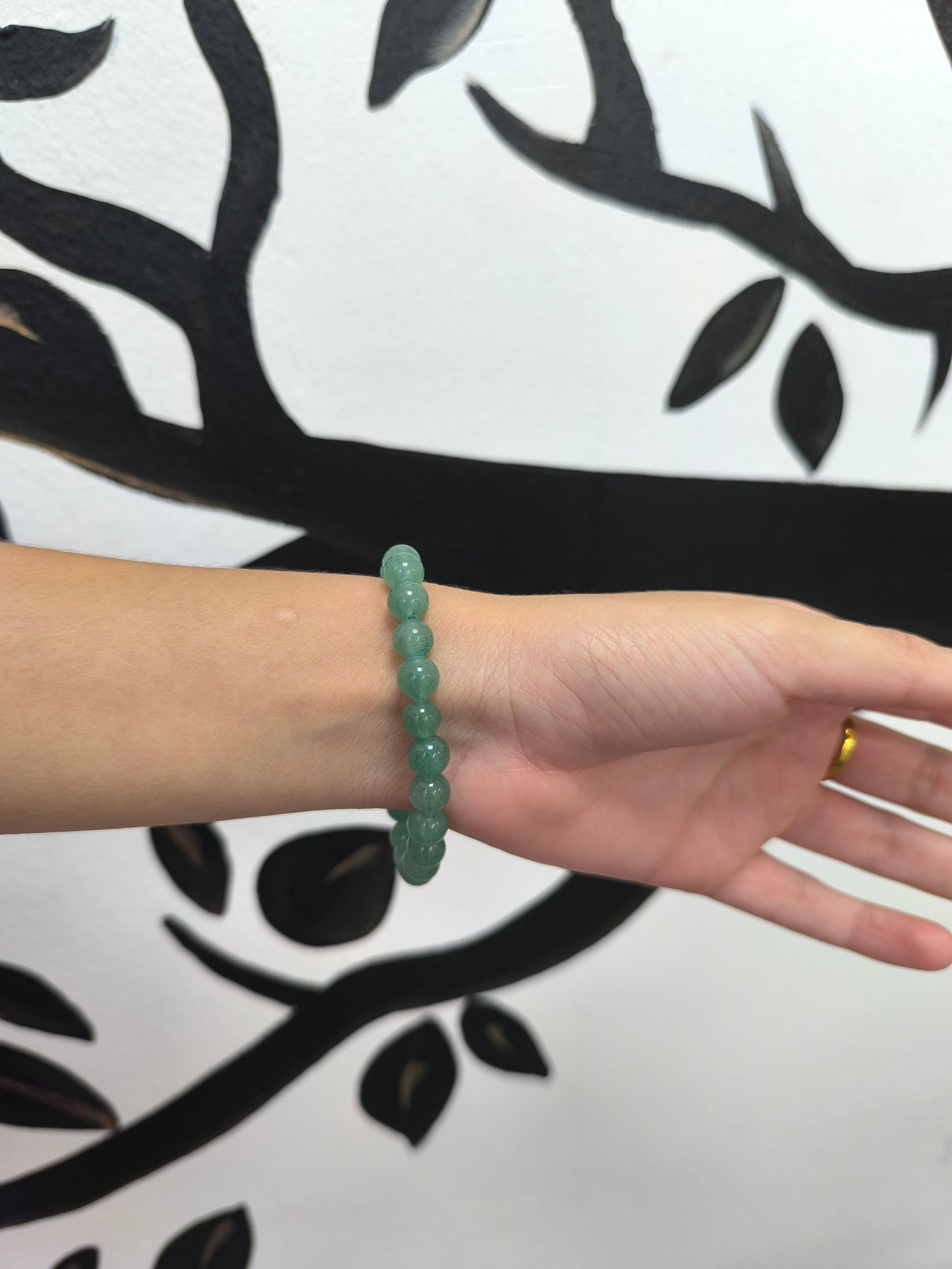 BRACELET EN AVENTURINE NATURELLE