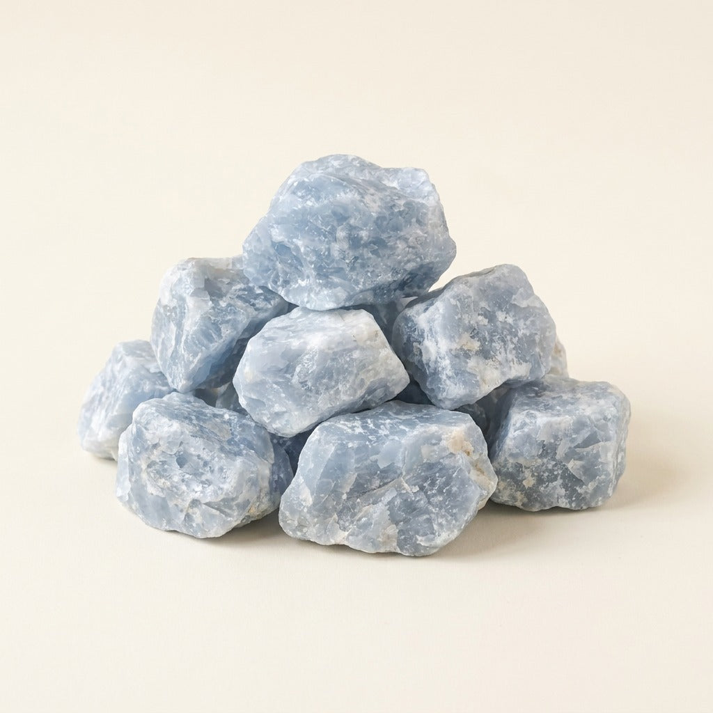 Calcite bleue brute au kilo