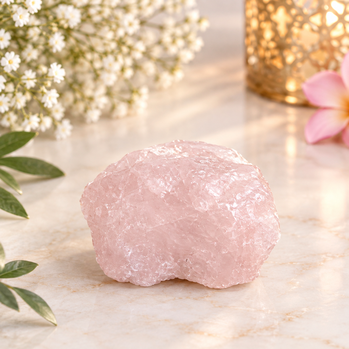 Quartz rose brut au kilo