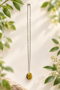 Collier pendentif œil de tigre