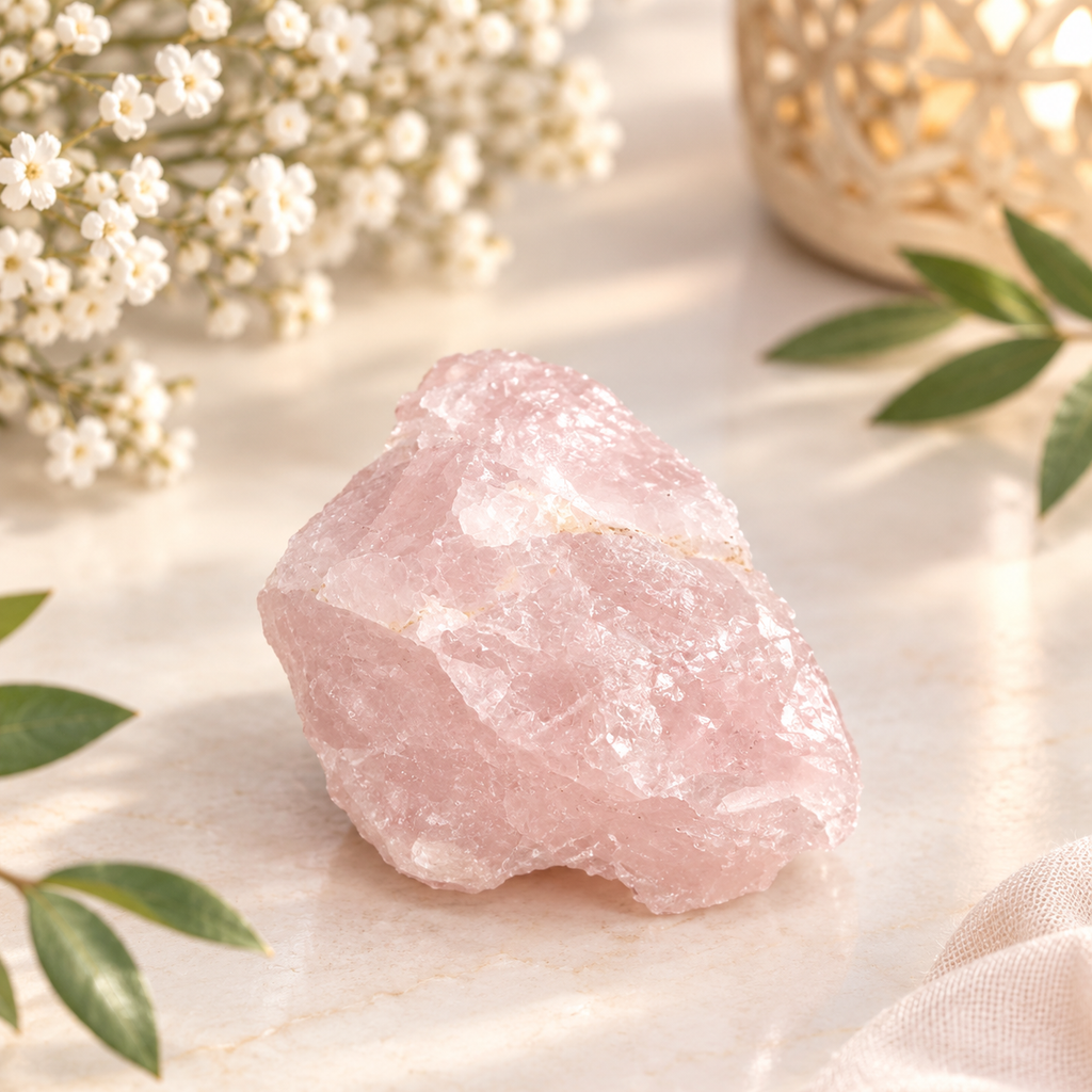 Quartz rose brut au kilo