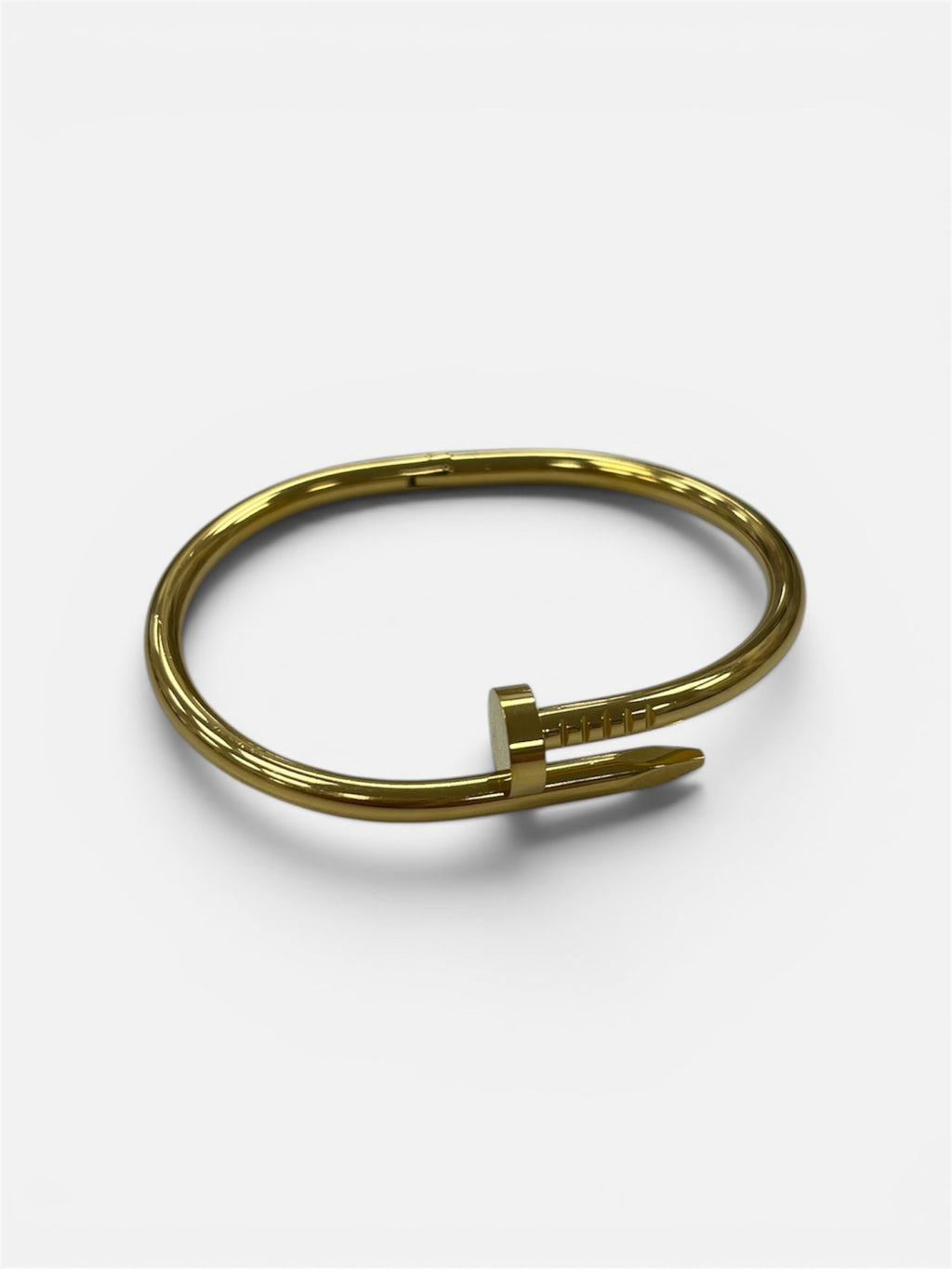 Bracelet clou rigide en acier inoxydable