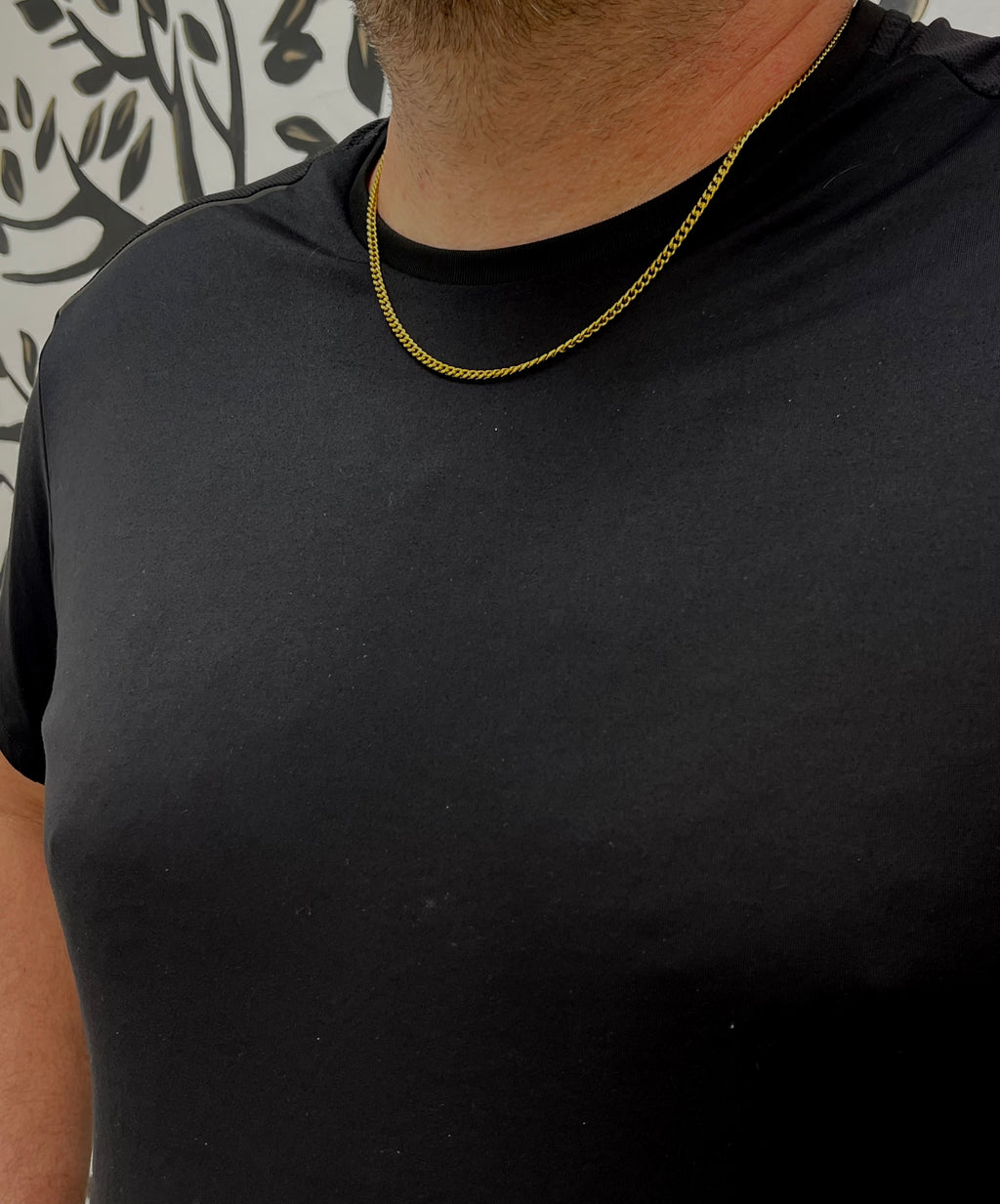 Collier chaîne gourmette en acier inoxydable
