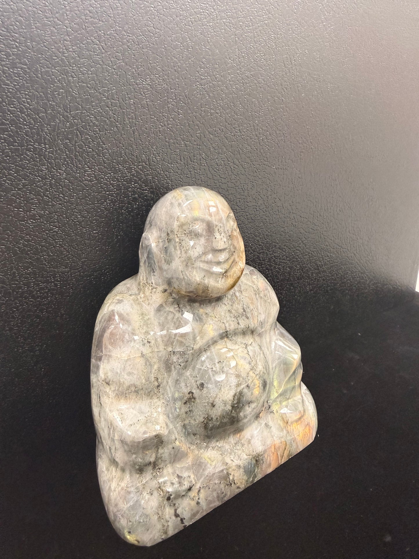 BOUDDHA EN LABRADORITE