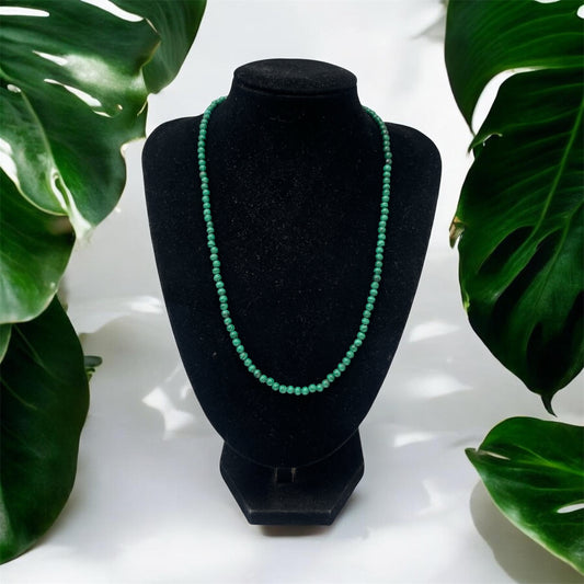 COLLIER PIERRE NATURELLE MALACHITE