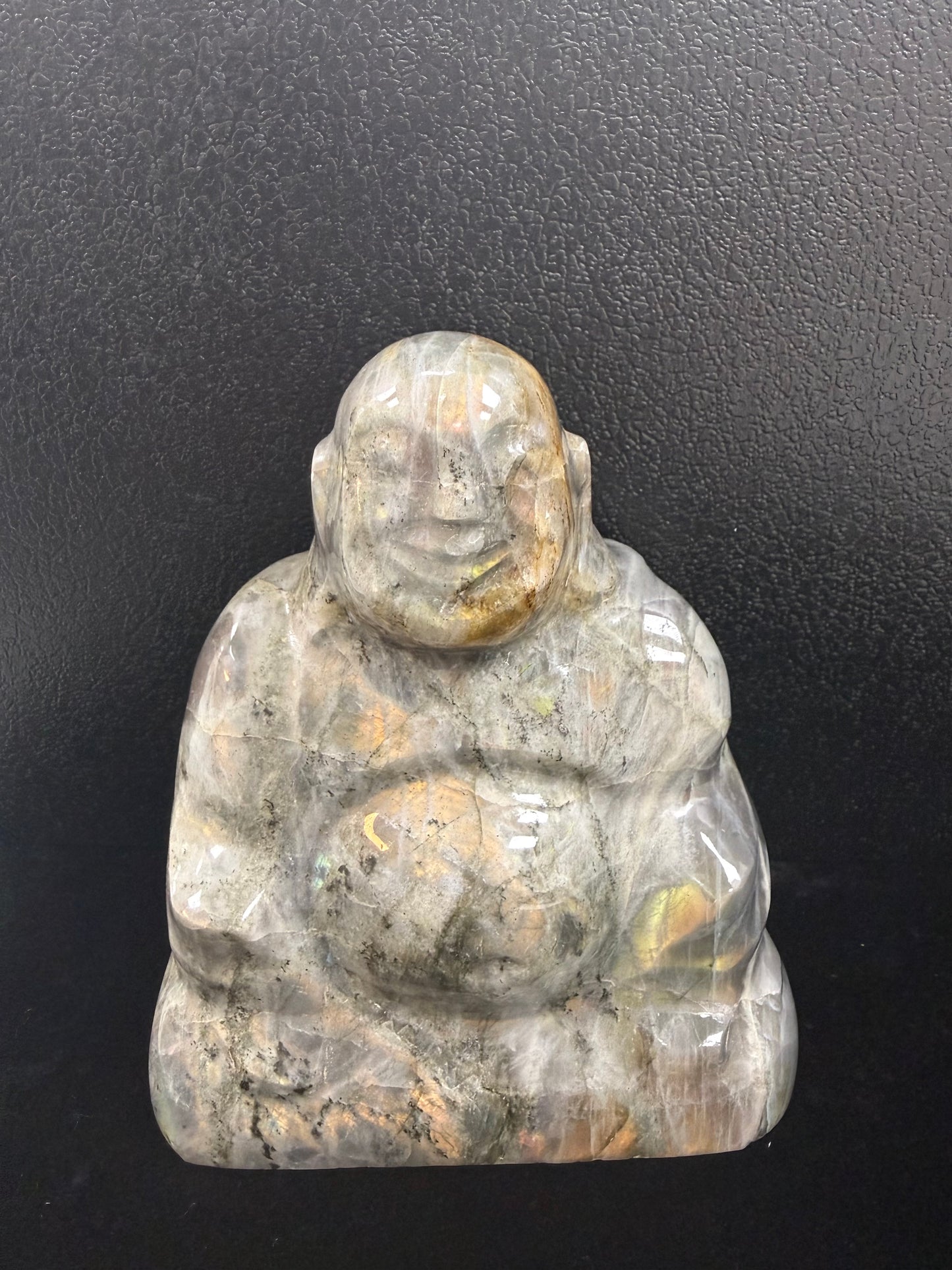 BOUDDHA EN LABRADORITE