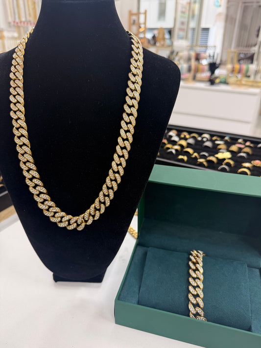 PARURE MAILLES CUBAINES
