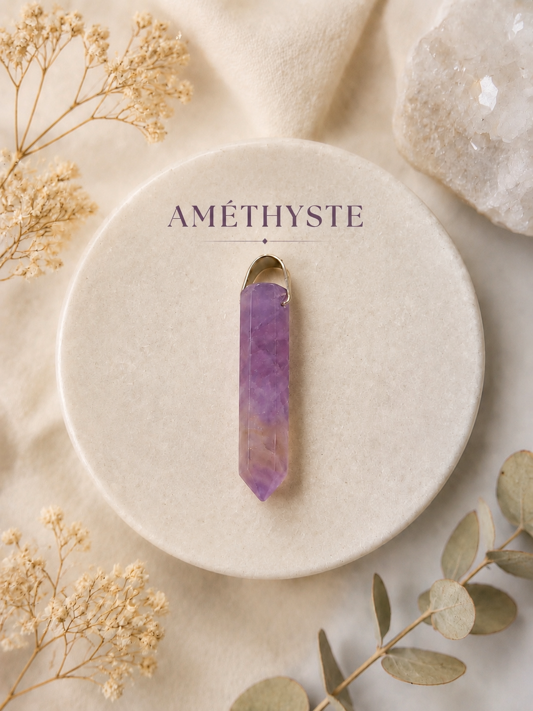 Pendentifs prisme hexagonal